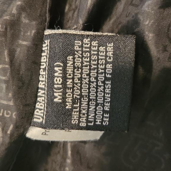 18m Faux Leather Coat - Picture 6 of 6